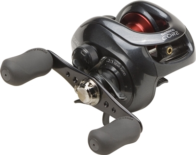 The new CORE reels by Shimano are designed to be the ultimate, lightweight baitcasting  reels. Made with magnesium frames and sideplates, and Magnumlite spool  construction.