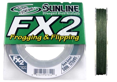 Sunline FX2 Braided Line Dark Green